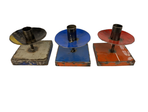 Upycling Kerzenständer Baril aus recycelten Ölkanistern